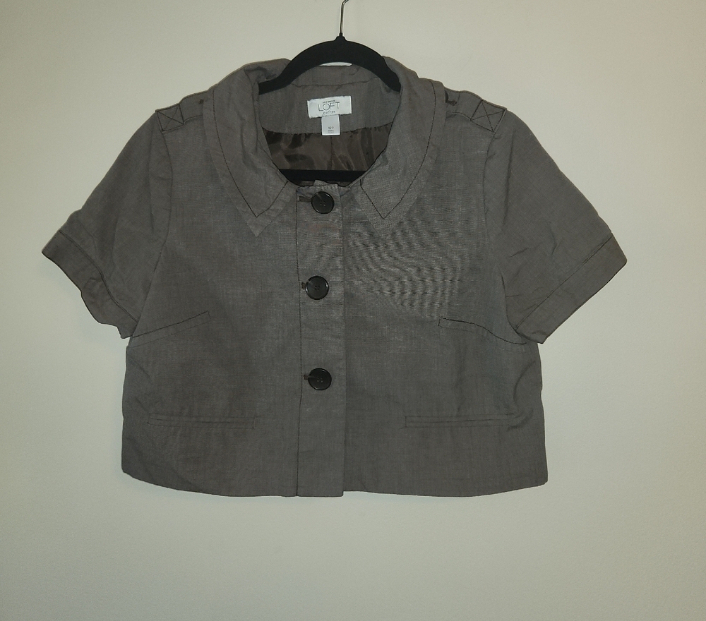 LOFT Charcoal Blazer
